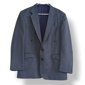 American Original Western Two-Button Sport Coat Vintage USA Made Cowboy Blazer